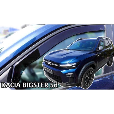 ΑΝΕΜΟΘΡΑΥΣΤΕΣ ΓΙΑ DACIA BIGSTER 5D 2024+ ΣΕΤ ΑΥΤΟΚΙΝΗΤΟΥ ΑΠΟ ΕΥΚΑΜΠΤΟ ΦΙΜΕ ΠΛΑΣΤΙΚΟ HEKO - 4 ΤΕΜ. Auto Moto Tyres 