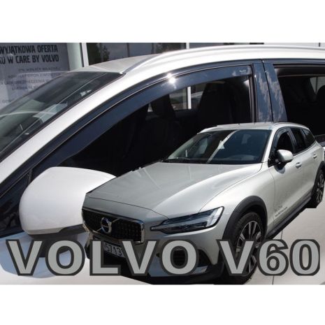 ΑΝΕΜΟΘΡΑΥΣΤΕΣ ΓΙΑ VOLVO S60 / V60 4D/5D 2018+ ΖΕΥΓΑΡΙ ΑΠΟ ΕΥΚΑΜΠΤΟ ΦΙΜΕ ΠΛΑΣΤΙΚΟ HEKO - 2 ΤΕΜ. Auto Moto Tyres 