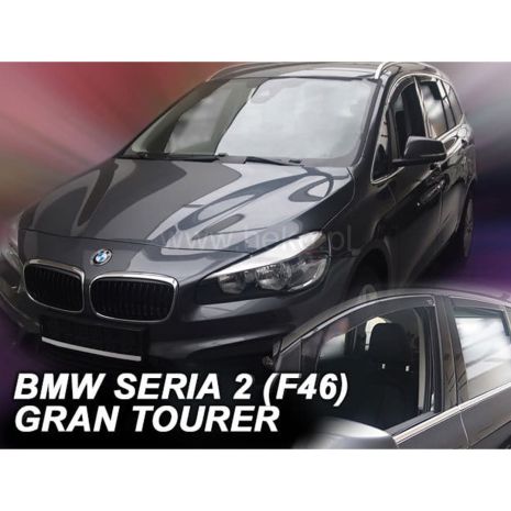 ΑΝΕΜΟΘΡΑΥΣΤΕΣ ΓΙΑ BMW ΣΕΙΡΑ 2 F46 GRAN TOURER 5D 2015+ ΣΕΤ ΑΥΤΟΚΙΝΗΤΟΥ ΑΠΟ ΕΥΚΑΜΠΤΟ ΦΙΜΕ ΠΛΑΣΤΙΚΟ HEKO - 4 ΤΕΜ. Auto Moto Tyres 