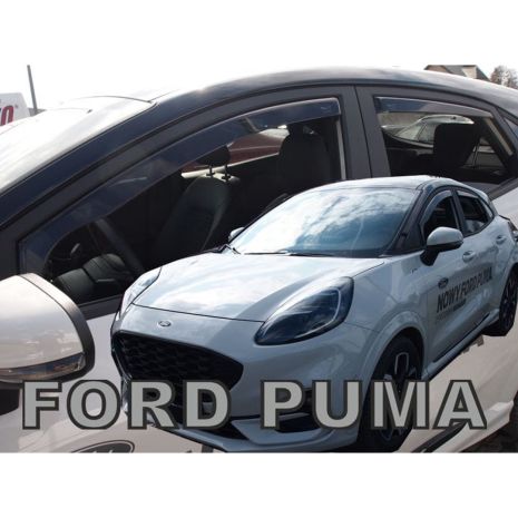 ΑΝΕΜΟΘΡΑΥΣΤΕΣ ΓΙΑ FORD PUMA 5D 2019+ ΣΕΤ ΑΥΤΟΚΙΝΗΤΟΥ ΑΠΟ ΕΥΚΑΜΠΤΟ ΦΙΜΕ ΠΛΑΣΤΙΚΟ HEKO - 4 ΤΕΜ. Auto Moto Tyres 