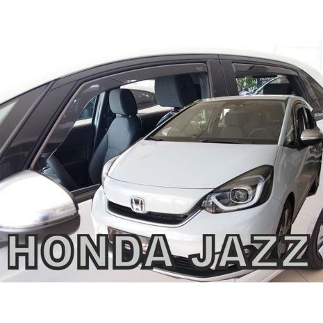 ΑΝΕΜΟΘΡΑΥΣΤΕΣ ΓΙΑ HONDA JAZZ 5D 2019+ ΣΕΤ ΑΥΤΟΚΙΝΗΤΟΥ ΑΠΟ ΕΥΚΑΜΠΤΟ ΦΙΜΕ ΠΛΑΣΤΙΚΟ HEKO - 4 ΤΕΜ. Auto Moto Tyres 