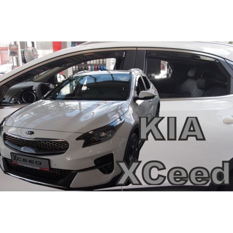 ΑΝΕΜΟΘΡΑΥΣΤΕΣ ΓΙΑ KIA XCEED 5D 2019+ ΣΕΤ ΑΥΤΟΚΙΝΗΤΟΥ ΑΠΟ ΕΥΚΑΜΠΤΟ ΦΙΜΕ ΠΛΑΣΤΙΚΟ HEKO - 4 ΤΕΜ. Auto Moto Tyres 