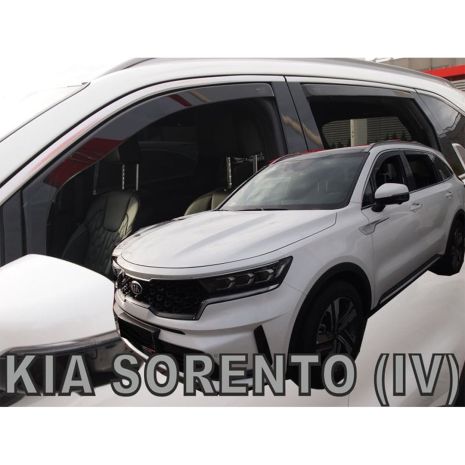 ΑΝΕΜΟΘΡΑΥΣΤΕΣ ΓΙΑ KIA SORENTO 5D 2020+ - ΣΕΤ ΑΥΤΟΚΙΝΗΤΟΥ ΑΠΟ ΕΥΚΑΜΠΤΟ ΦΙΜΕ ΠΛΑΣΤΙΚΟ HEKO - 4 ΤΕΜ. Auto Moto Tyres 