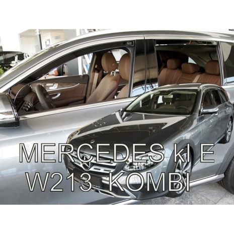 ΑΝΕΜΟΘΡΑΥΣΤΕΣ ΓΙΑ MERCEDES E-KLAS W213 5D COMBI 2016+  ΣΕΤ ΑΥΤΟΚΙΝΗΤΟΥ ΑΠΟ ΕΥΚΑΜΠΤΟ ΦΙΜΕ ΠΛΑΣΤΙΚΟ HEKO - 4 ΤΕΜ. Auto Moto Tyres 