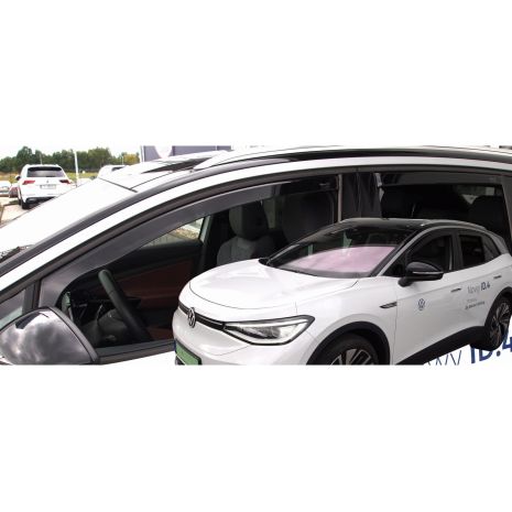 ΑΝΕΜΟΘΡΑΥΣΤΕΣ ΓΙΑ VW ID.4 5D 2020+ ΣΕΤ ΑΥΤΟΚΙΝΗΤΟΥ ΑΠΟ ΕΥΚΑΜΠΤΟ ΦΙΜΕ ΠΛΑΣΤΙΚΟ HEKO - 4 ΤΕΜ. Auto Moto Tyres 