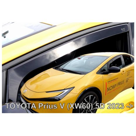 ΑΝΕΜΟΘΡΑΥΣΤΕΣ ΓΙΑ TOYOTA PRIUS XW60 5D 2023+ ΣΕΤ ΑΥΤΟΚΙΝΗΤΟΥ ΑΠΟ ΕΥΚΑΜΠΤΟ ΦΙΜΕ ΠΛΑΣΤΙΚΟ HEKO - 4 ΤΕΜ. Auto Moto Tyres 