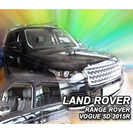 ΑΝΕΜΟΘΡΑΥΣΤΕΣ ΓΙΑ LAND ROVER RANGE ROVER VOGUE IV 5D 2012+ ΣΕΤ ΑΥΤΟΚΙΝΗΤΟΥ ΑΠΟ ΕΥΚΑΜΠΤΟ ΦΙΜΕ ΠΛΑΣΤΙΚΟ HEKO - 4 ΤΕΜ. Auto Moto Tyres 