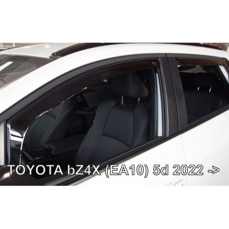 ΑΝΕΜΟΘΡΑΥΣΤΕΣ ΓΙΑ TOYOTA BZ4X (EA10) 5D 2022+ ΣΕΤ ΑΥΤΟΚΙΝΗΤΟΥ ΑΠΟ ΕΥΚΑΜΠΤΟ ΦΙΜΕ ΠΛΑΣΤΙΚΟ HEKO - 4 ΤΕΜ. Auto Moto Tyres 