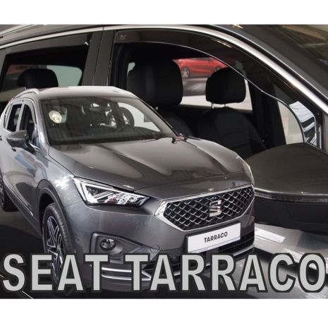 ΑΝΕΜΟΘΡΑΥΣΤΕΣ ΓΙΑ SEAT TARRACO 5D 2019+ ΣΕΤ ΑΥΤΟΚΙΝΗΤΟΥ ΑΠΟ ΕΥΚΑΜΠΤΟ ΦΙΜΕ ΠΛΑΣΤΙΚΟ HEKO - 4 ΤΕΜ. Auto Moto Tyres 