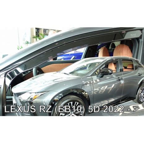 ΑΝΕΜΟΘΡΑΥΣΤΕΣ ΓΙΑ LEXUS RZ (EB10) 5D 2022+ ΣΕΤ ΑΥΤΟΚΙΝΗΤΟΥ ΑΠΟ ΕΥΚΑΜΠΤΟ ΦΙΜΕ ΠΛΑΣΤΙΚΟ HEKO - 4 ΤΕΜ. Auto Moto Tyres 
