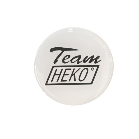 HEKO ΑΥΤΟΚΟΛΛΗΤΑ ΖΑΝΤΩΝ 7,2 cm ΛΕΥΚΟ/ΜΑΥΡΟ ΣΜΑΛΤΟΥ - 4 ΤΕΜ. Auto Moto Tyres 