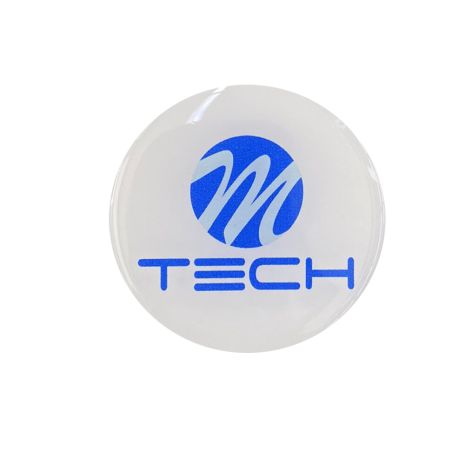 MTECH ΑΥΤΟΚΟΛΛΗΤΑ ΖΑΝΤΩΝ 7,2 cm ΛΕΥΚΟ/ΜΠΛΕ ΣΜΑΛΤΟΥ - 4 ΤΕΜ. Auto Moto Tyres 
