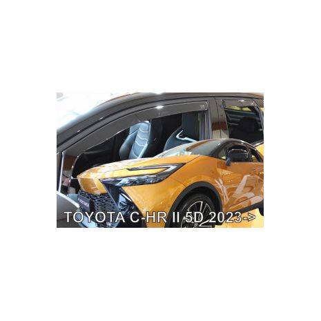 ΑΝΕΜΟΘΡΑΥΣΤΕΣ ΓΙΑ TOYOTA C-HR 5D 2023+ ΖΕΥΓΑΡΙ ΑΠΟ ΕΥΚΑΜΠΤΟ ΦΙΜΕ ΠΛΑΣΤΙΚΟ HEKO - 4 ΤΕΜ Auto Moto Tyres 