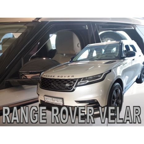 ΑΝΕΜΟΘΡΑΥΣΤΕΣ ΓΙΑ LAND ROVER RANGE ROVER VELAR 5D 2017+ ΣΕΤ ΑΥΤΟΚΙΝΗΤΟΥ ΑΠΟ ΕΥΚΑΜΠΤΟ ΦΙΜΕ ΠΛΑΣΤΙΚΟ HEKO - 4 ΤΕΜ. Auto Moto Tyres 