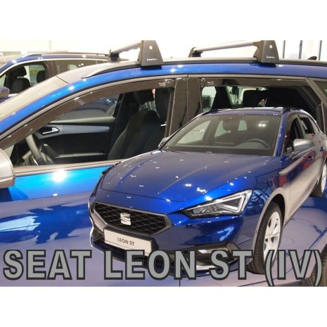 ΑΝΕΜΟΘΡΑΥΣΤΕΣ ΓΙΑ SEAT LEON 5D 2020+ / CUPRA LEON 5D 2020+ - ΣΕΤ ΑΥΤΟΚΙΝΗΤΟΥ ΑΠΟ ΕΥΚΑΜΠΤΟ ΦΙΜΕ ΠΛΑΣΤΙΚΟ HEKO - 4 ΤΕΜ. Auto Moto Tyres 