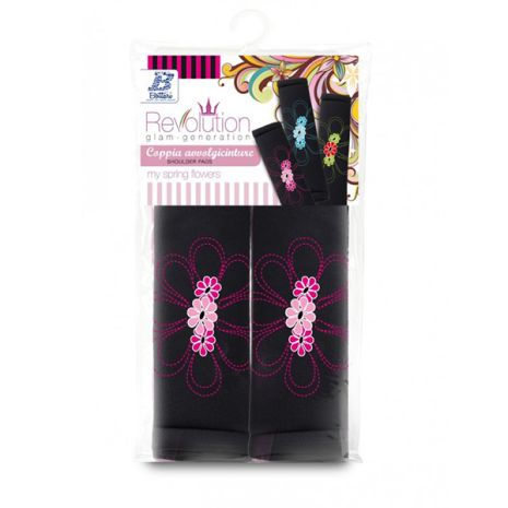 ΜΑΞΙΛΑΡΑΚΙΑ ΖΩΝΗΣ MY SPRING FLOWER ΡΟΖ 2ΤΕΜ Auto Moto Tyres 