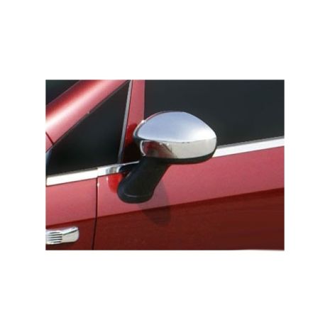 ΚΑΠΑΚΙΑ ΚΑΘΡΕΠΤΩΝ ΓΙΑ FIAT GRANDE PUNTO / EVO 3D / 5D 2005-2009 / LINEA 2007+ ΧΡΩΜΙΟ 2 ΤΕΜ. ΜΕΤΑΛΛΙΚΑ Auto Moto Tyres 