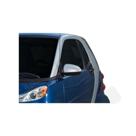 ΚΑΠΑΚΙΑ ΚΑΘΡΕΠΤΩΝ ΓΙΑ MERCEDES SMART CITYCAR W451 2007-2014 ΧΡΩΜΙΟΥ 2 ΤΕΜ. ΜΕΤΑΛΛΙΚΑ Auto Moto Tyres 