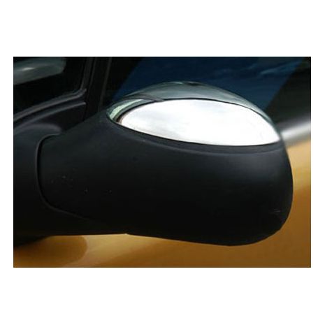 ΚΑΠΑΚΙΑ ΚΑΘΡΕΠΤΩΝ ΓΙΑ CITROEN C2 HB 3D 2003-2009 /C3/PEUGEOT 206/1007 ΧΡΩΜΙΟ 2 ΤΕΜ. ΜΕΤΑΛΛΙΚΑ Auto Moto Tyres 