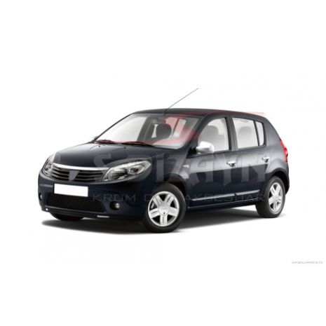 ΚΑΠΑΚΙΑ ΚΑΘΡΕΠΤΗ ΧΡΩΜΙΟΥ ΜΕΤΑΛΛΙΚΑ ΓΙΑ DACIA SANDERO 1 5D 2007-2014 Auto Moto Tyres 