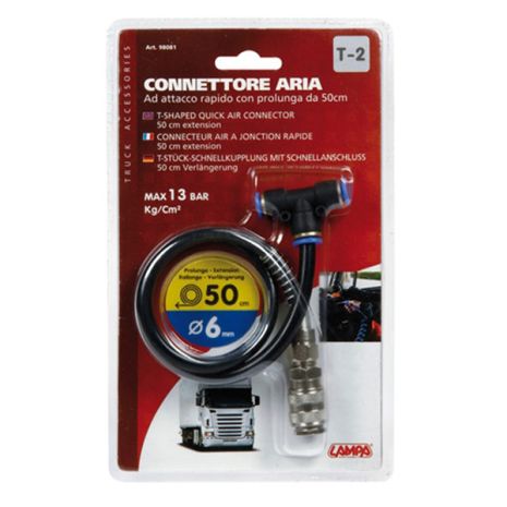 ΣΥΝΔΕΣΜΟΣ ΑΕΡΑ Τ2 13BAR 50cm 6mm Auto Moto Tyres 