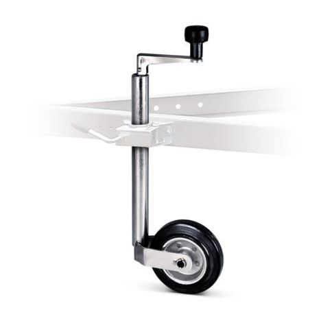 ΤΡΟΧΟΣ ΡΥΜΟΥΛΚΗΣΗΣ ΤΡΕΙΛΕΡ JOCKEY WHEEL ΥΨΟΥΣ 475-720mm ΜΕ ΜΕΓΙΣΤΟ ΦΟΡΤΙΟ 80kg Auto Moto Tyres 