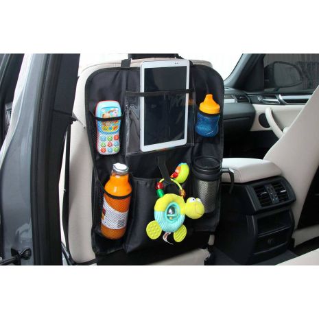 ΘΗΚΕΣ ΠΛΑΤΗΣ ΚΑΘΙΣΜΑΤΟΣ ORGANIZER - ΘΗΚΗ ΟΡΓΑΝΩΣΗΣ ΑΥΤΟΚΙΝΗΤΟΥ  ΜΕ ΘΗΚΗ TAΒLET (55 Χ 30 Χ 30 cm) Amio - 1 τεμ. Auto Moto Tyres 