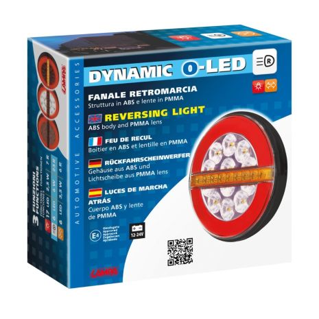 ΦΩΣ ΠΙΣΩ ΔΕΞΙ 12/24V DYNAMIC-O 140 mm ΜΕ 29 LED 3 ΧΡΗΣΕΙΣ ΘΕΣΕΩΣ/ΦΛΑΣ/STOP (ΚΟΚΚΙΝΟ/ΠΟΡΤΟΚΑΛΙ/ΛΕΥΚΟ) - 1 ΤΕΜ. Auto Moto Tyres 