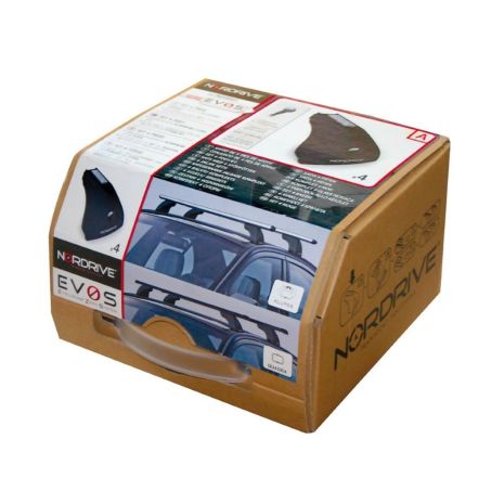 KIT ΜΕ ΜΠΑΡΕΣ ΟΡΟΦΗΣ ΓΙΑ SKODA RAPID SPACEBACK 5D 2013> ΑΛΟΥΜΙΝΙΟΥ & ΜΠΑΓΚΑΖΙΕΡΑ BOX 430 LT (ΛΕΥΚΗ-ΑΣΠΡΗ/ΓΥΑΛΙΣΤΕΡΗ) NORDRIVE Auto Moto Tyres 