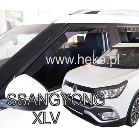 ΑΝΕΜΟΘΡΑΥΣΤΕΣ ΓΙΑ SSANGYONG TIVOLI/XLV 5D 2015+ ΣΕΤ ΑΥΤΟΚΙΝΗΤΟΥ ΑΠΟ ΕΥΚΑΜΠΤΟ ΦΙΜΕ ΠΛΑΣΤΙΚΟ HEKO - 4 ΤΕΜ. Auto Moto Tyres 