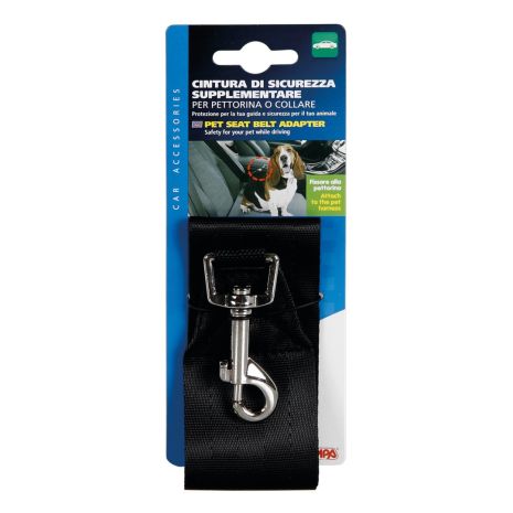 ΛΟΥΡΙ ΓΙΑ ΣΚΥΛΟ ΜΕ ΑΝΤΑΠΤΟΡΑ ΖΩΝΗΣ ΓΙΑ ΔΕΣΙΜΟ ΠΑΝΩ ΣΤΟΝ ΙΜΑΝΤΑ 28cm PET SEAT BELT ADAPTER Auto Moto Tyres 