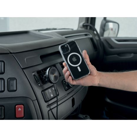 Μαγνητική Βάση Στήριξης Κινητού Mag Wireless Airvent της σειράς Optiline για Ίσιους Αεραγωγούς Αυτοκινήτου με δυνατότητα ασύρματης φόρτισης Max Power 15W, 15 μαγνήτες και 2 αυτοκόλλητα, μεταλλικά δακτυλίδια Auto Moto Tyres 