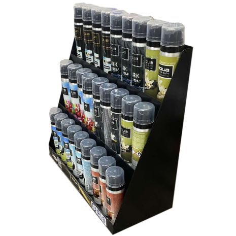 ΠΛΗΡΕΣ ΣΤΑΝΤ ME ΑΡΩΜΑΤΙΚA ΑΥΤΟΚΙΝΗΤΟΥ ΣΕ ΣΠΡΕΙ (SPRAY) 75 ml (ΔΙΑΦΟΡΑ ΑΡΩΜΑΤΑ) AQUA -27 TMX Auto Moto Tyres 