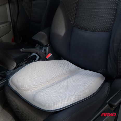 ΜΑΞΙΛΑΡΙ ΚΑΘΙΣΜΑΤΟΣ ΑΠΟ GEL ΚΑΙ ΔΙΑΠΝΕΟΝ ΥΦΑΣΜΑ 46x46cm ΓΚΡΙ ΧΡΩΜΑ AMIO - 1 Τεμ. Auto Moto Tyres 