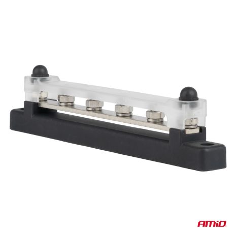 ΜΠΑΡΑ ΚΑΛΩΔΙΩΝ / ΤΕΡΜΑΤΙΚΟ 4 ΘΕΣΕΩΝ M6 max 48V  AMIO - 1 Τεμ. Auto Moto Tyres 