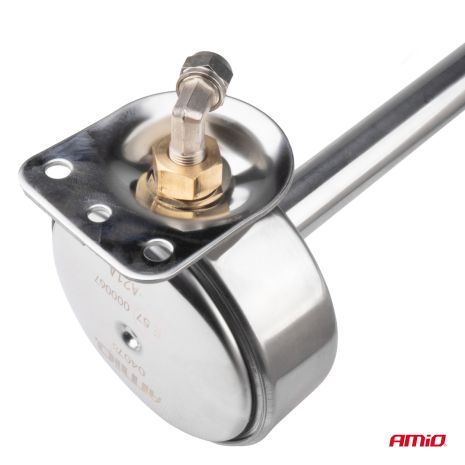 ΚΟΡΝΑ ΠΝΕΥΜΑΤΙΚΗ ΜΟΝΗ 12/24V 115dB LOW TONE ΜΗΚΟΣ:620mm ΧΡΩΜΙΟ ΑΜΙΟ - 1 ΤΕΜ. Auto Moto Tyres 