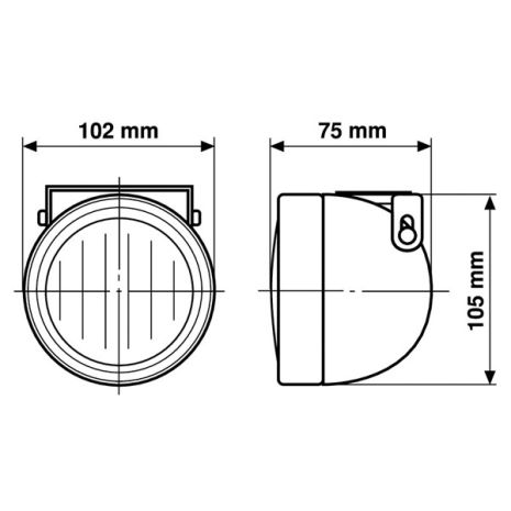ΠΡΟΒΟΛΕΑΣ LUNAR 12V H3 55W 2ΤΕΜ. Auto Moto Tyres 