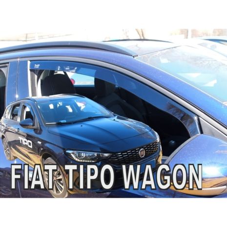 ΑΝΕΜΟΘΡΑΥΣΤΕΣ ΓΙΑ FIAT TIPO 4D/5D SEDAN HTB WAGON 2016-2020 ΖΕΥΓΑΡΙ ΑΠΟ ΕΥΚΑΜΠΤΟ ΦΙΜΕ ΠΛΑΣΤΙΚΟ HEKO - 2 ΤΕΜ. Auto Moto Tyres 