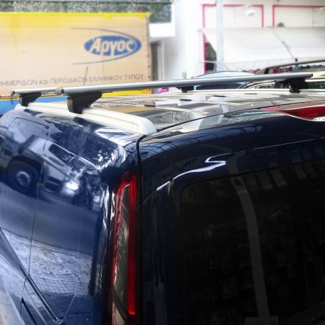 KIT ΜΕ ΜΠΑΡΕΣ ΟΡΟΦΗΣ ΓΙΑ FORD TRANSIT CONNECT ΜΕ FLUSH RAILS 2013+ ΑΛΟΥΜΙΝΙΟΥ ΜΕΝΑΒΟ (LINCE XL 8880/MB) Auto Moto Tyres 