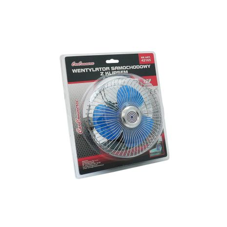 ΑΝΕΜΙΣΤΗΡΑΣ ΑΝΑΠΤΗΡΑ 24V - 17,5 cm ΜΕ ΚΛΙΠ ΣΤΗΡΙΞΗΣ (ΠΕΡΙΣΤΡΕΦΟΜΕΝΟΣ/ΜΕΤΑΛΛΙΚΟΣ)​ AMIO - 1 ΤΕΜ. Auto Moto Tyres 