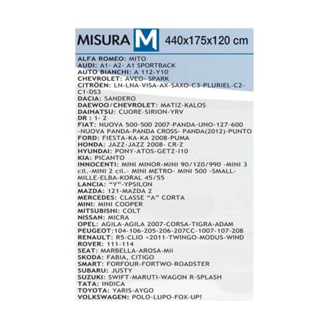 ΚΟΥΚΟΥΛΑ ΑΥΤΟΚΙΝΗΤΟΥ CYCLONE MEDIUM 440x175x120 OTOTOP - 1 τεμ. Auto Moto Tyres 