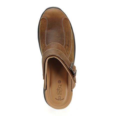 Πιστοποιημένα Παπούτσια Ασφαλείας Εργασίας σε στυλ Σαμπό Premium Tucson από την Euroroutier σε μέγεθος EU42/UK8 σε Καφέ Χρώμα και Λουράκι Αστραγάλου Auto Moto Tyres 