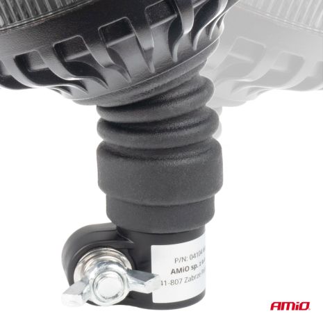 ΦΑΡΟΣ ΦΙΜΕ HEAVY DUTY W28P 12/24V 16LED ΕΛΑΣΤΙΚΟΣ ΒΙΔΩΤΟΣ ΠΟΡΤΟΚΑΛΙ Υ169mm Φ110mm AMIO - 1 τεμ. Auto Moto Tyres 