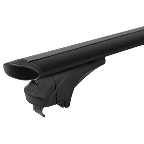 ΜΠΑΡΕΣ ΑΛΟΥΜΙΝΙΟΥ SONIC BLACK 120cm ΣΕ ΜΑΥΡΟ ΧΡΩΜΑ ΓΙΑ ΟΡΟΦΗ ΜΕ FLUSH ΚΑΙ RAISED RAILS MENABO - 2 ΤΕΜ. Auto Moto Tyres 