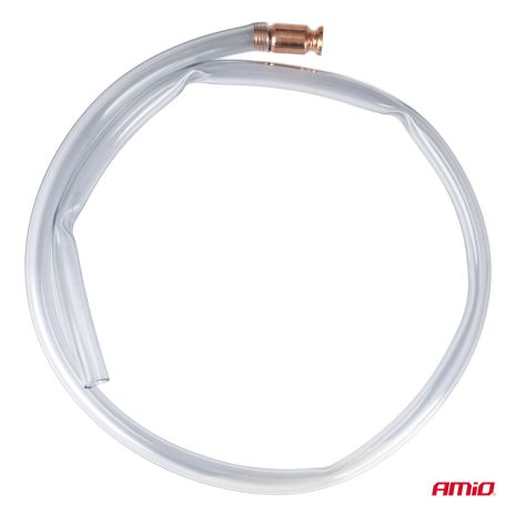 ΛΑΣΤΙΧΟ ΑΝΑΡΡΟΦΗΣΗΣ ΚΑΥΣΙΜΟΥ & ΥΓΡΩΝ ΑΣΦΑΛΕΙΑΣ (ΚΛΕΦΤΗΣ ΒΕΝΖΙΝΗΣ) ΜΕ ΣΤΟΜΙΟ ΧΑΛΚΟΥ 1,7m Φ19mm AMIO - 1 Τεμ. Auto Moto Tyres 