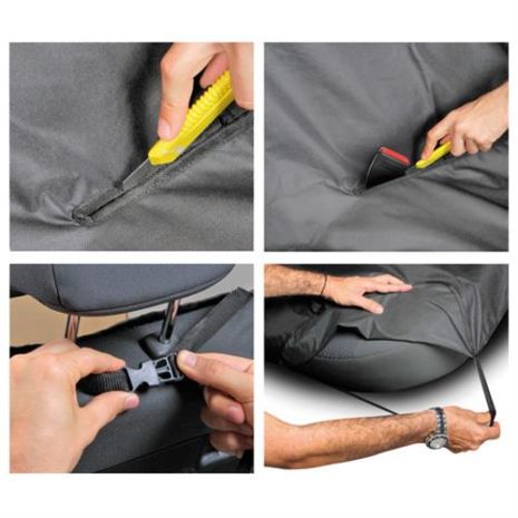 Προστατευτικό κάλυμμα πίσω καθίσματος PROTECTOR BASIC145x117cm Auto Moto Tyres 