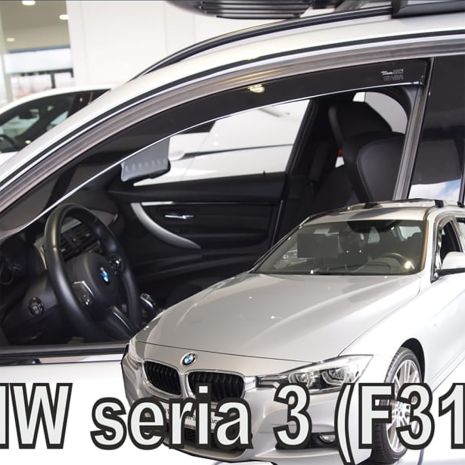 ΑΝΕΜΟΘΡΑΥΣΤΕΣ ΓΙΑ BMW ΣΕΙΡΑ 3 F30/F31 4D/5D 2012-2018 ΖΕΥΓΑΡΙ ΑΠΟ ΕΥΚΑΜΠΤΟ ΦΙΜΕ ΠΛΑΣΤΙΚΟ HEKO - 2 ΤΕΜ. Auto Moto Tyres 