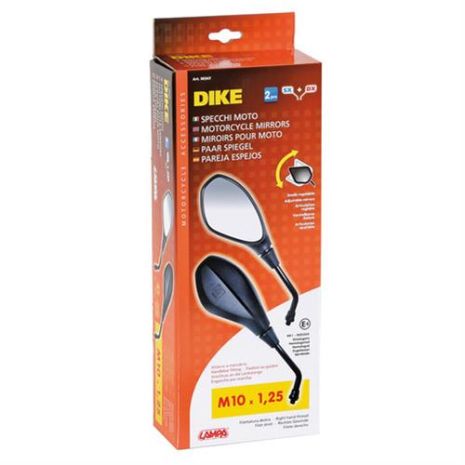 Καθρέπτες Μηχανής DIKE M10X1,25 2τεμ. Auto Moto Tyres 
