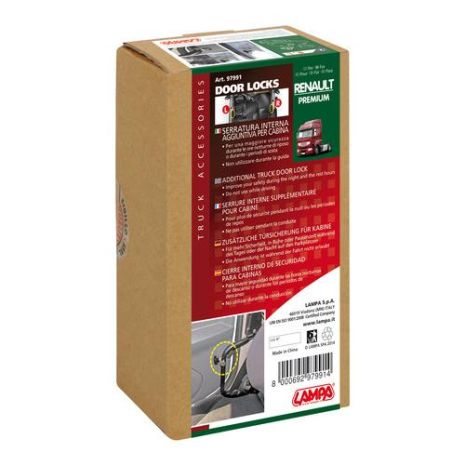 Πρόσθετες Εσωτερικές Κλειδαριές Πόρτας 2 τεμ. για RENAULT PREMIUM Auto Moto Tyres 