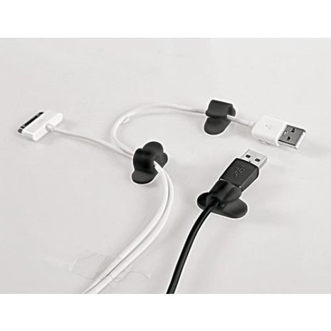 Κλιπ Καλωδίων Διπλό Αυτοκόλλητο 6τεμ. Auto Moto Tyres 